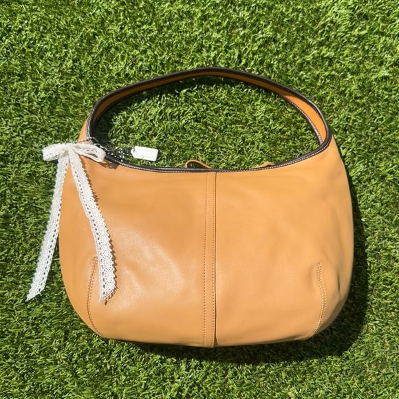 Coach Tan Leather Hobo Bag - Picture 1 of 8